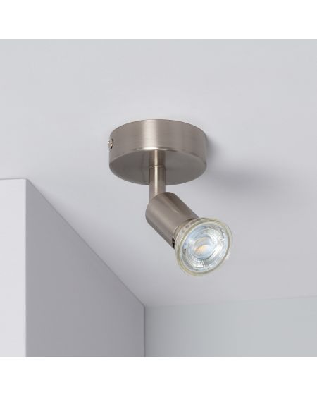 Applique Aluminium Orientable Oasis 1 Spot Argenté