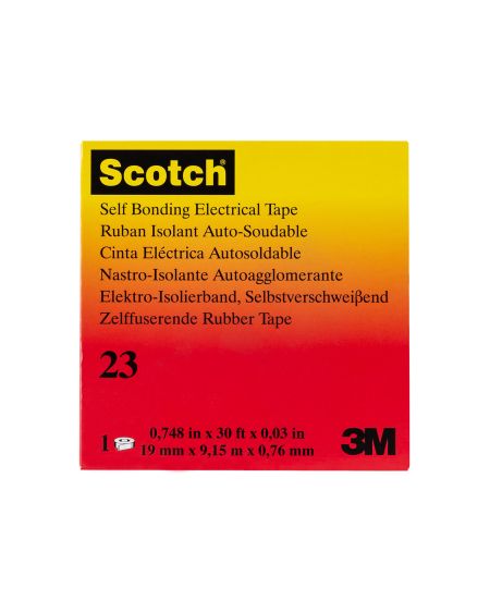 Ruban Isolant Auto-Soudable Scotch® 23 3M™ 19mm x 9.15m 3M-7000007286