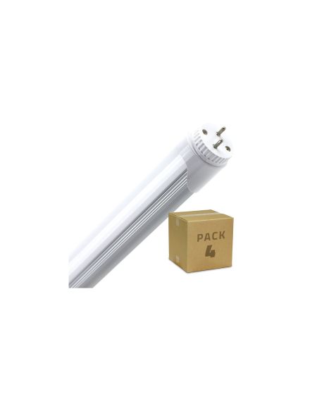 Tube LED T8 G13 150cm Aluminium Connexion Latérale 24W (Pack de 4 unités)