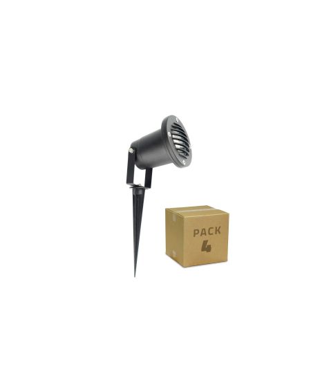 PACK Spot LED sur Piquet Gotham 3W (4 Un)