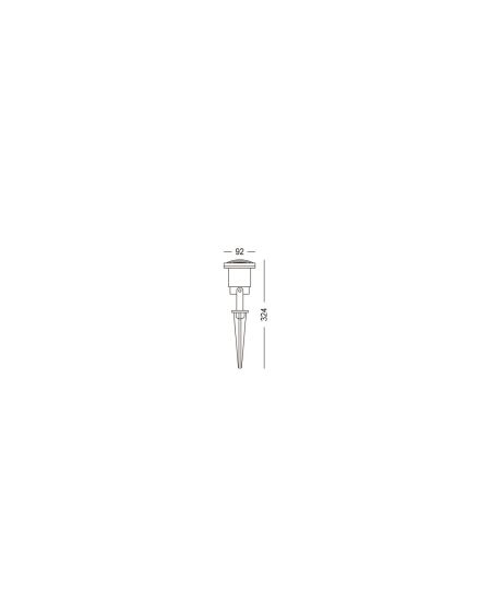 PACK Spot LED sur Piquet Gotham 3W (4 Un)