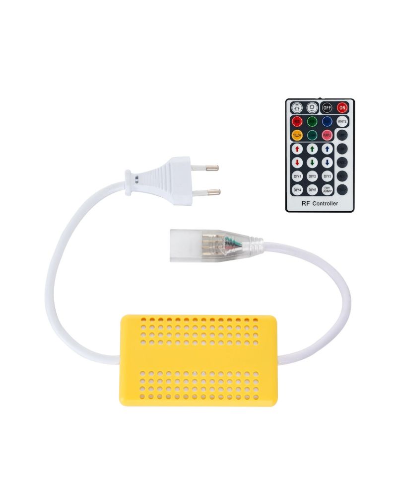 Contrôleur Rubans LED RGB 220V AC Télécommande RF 28 Touches