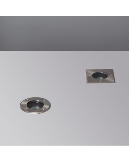 Spot Extérieur Rond Inox Encastrable au Sol pour GU10