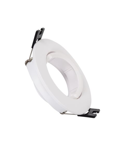 Collerette Downlight Ronde Orientable pour Ampoule LED GU10/GU5.3 Coupe Ø 70mm