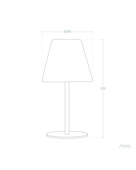 Lampe à Poser LED Extérieure Solaire Aluminium Larso