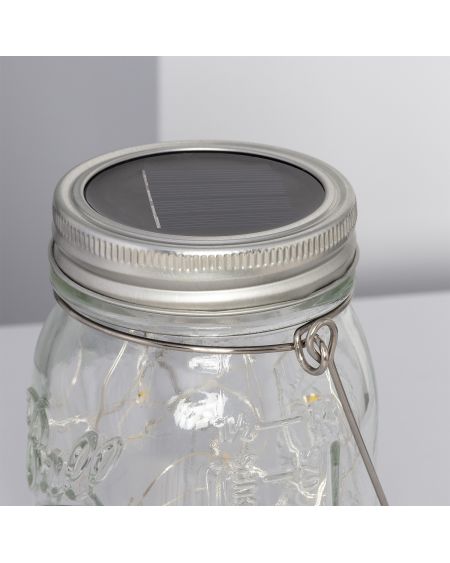 Lampe LED Extérieure Bocal Solaire