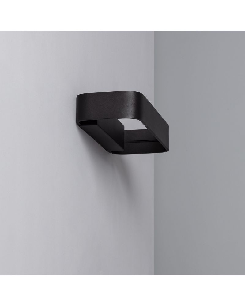 Applique Murale LED Aluminium Deves 9W Noire
