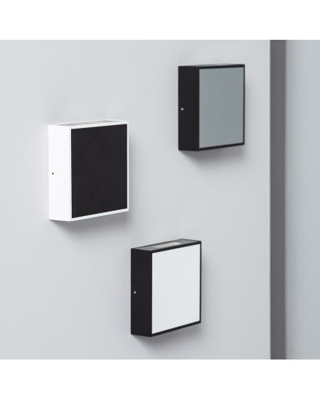 Applique Murale LED Extérieure Aluminium Roma 6W Noire