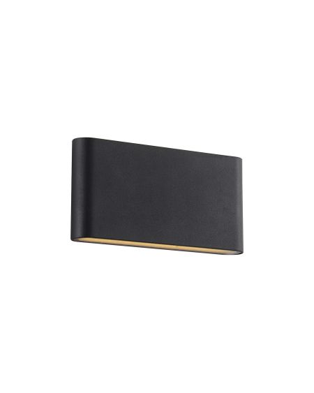 Applique Murale LED Extérieure Aluminium Vesta 12W Éclairage Double Face Noire