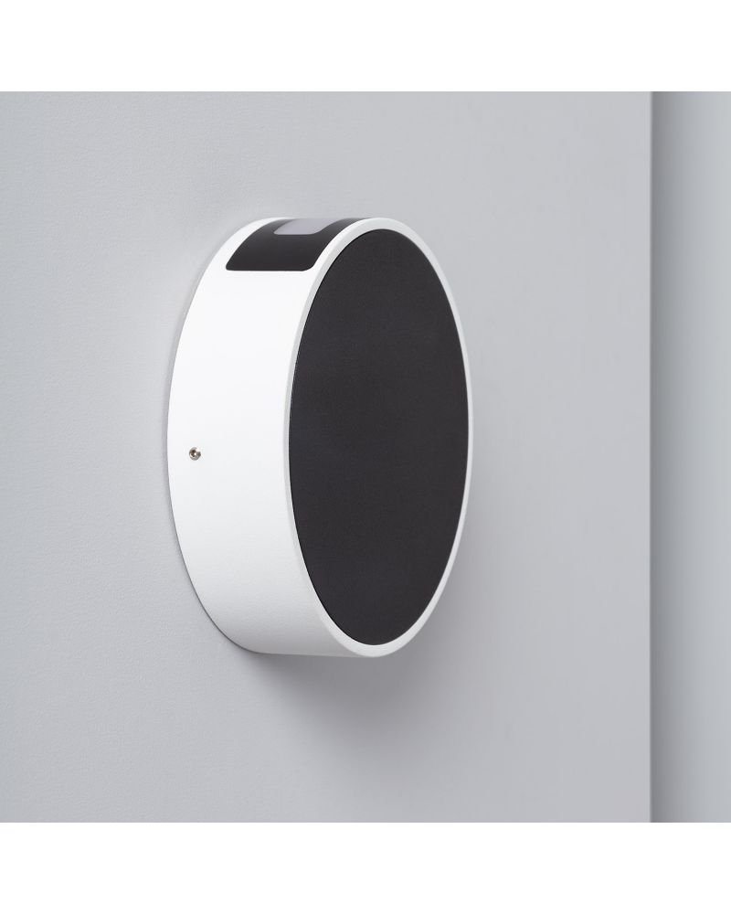 Applique Murale LED Extérieure Aluminium Crono 6W Noire