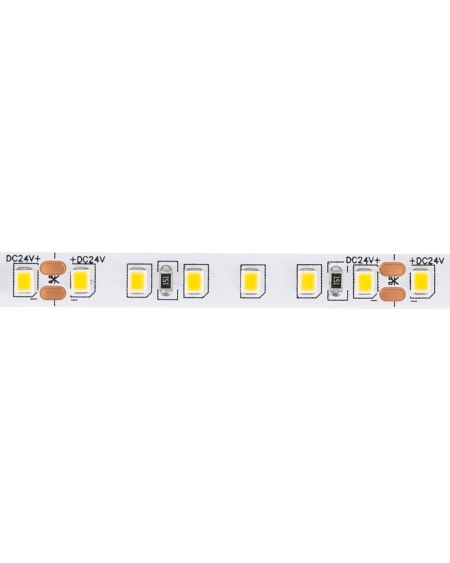 Ruban LED 24V DC 120LED/m 5m IP20 Largeur 8mm Coupe tous les 5cm