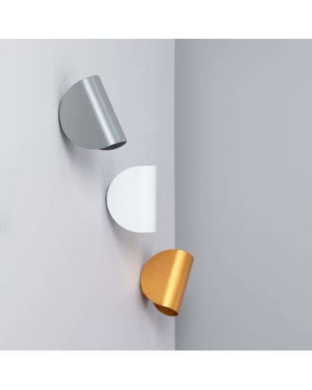 Applique Murale LED Aluminium Gaia 6W Éclairage Double Face Grise