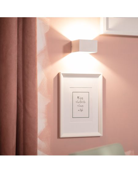 Applique Murale LED Aluminium Lico 6W Éclairage Double Face Blanche