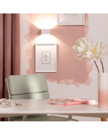 Applique Murale LED Aluminium Lico 6W Éclairage Double Face Blanche