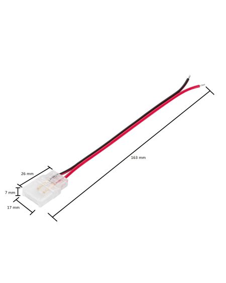 Connecteur HIPPO Câblé pour Ruban LED IP65