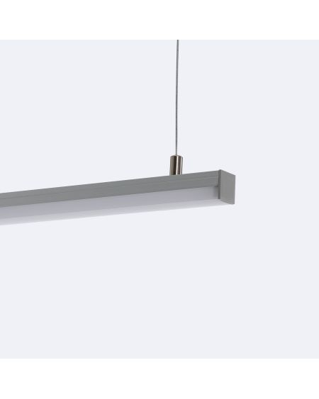 Profilé Aluminium Suspendu 1m pour Ruban LED Jusqu'à 17mm