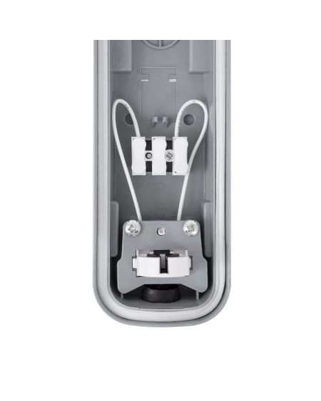 Réglette Étanche IP65 Slim pour Tube LED 120cm Connexion Latérale
