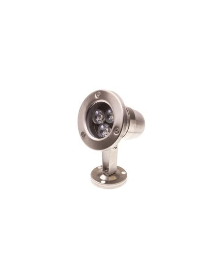 Spot LED Fixation au Sol Inox 12V 3W