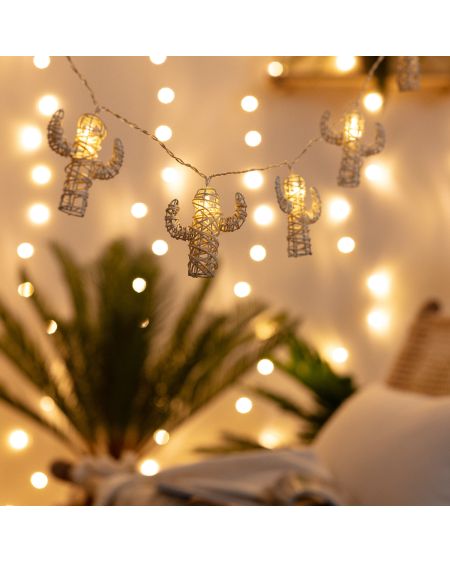 Guirlande LED Cactus 2m
