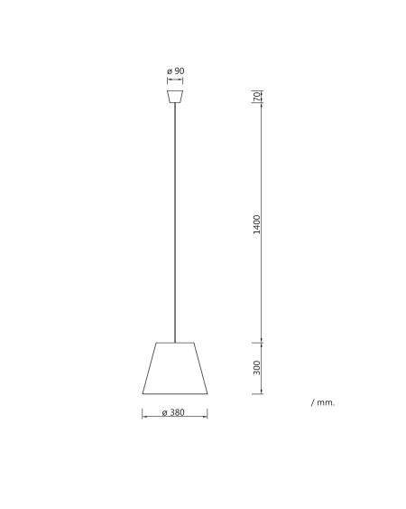 Suspension Fibres Naturelles Sparte Bonby