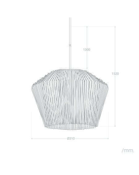 Suspension Papier Tressé Lebil