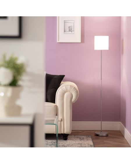 Lampadaire Métal et Tissu Pangiri