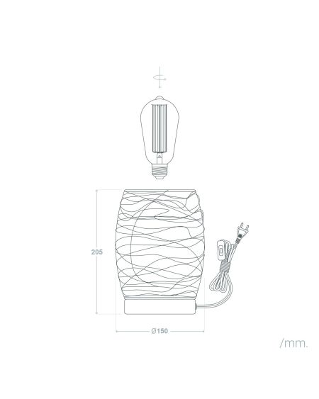 Lampe à Poser Métal Winbi