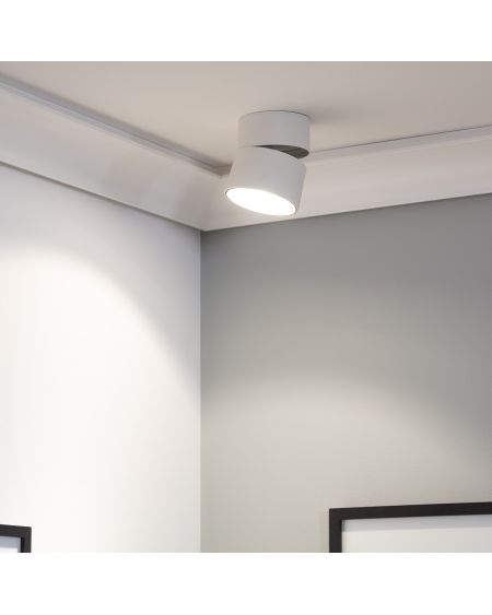 Applique LED Aluminium Ronde New Onuba 30W Blanche