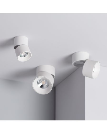 Applique LED Aluminium Ronde New Onuba 30W Blanche