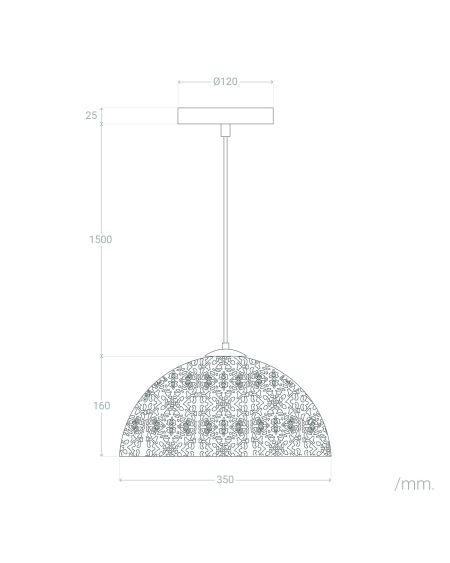 Suspension Métal Aerba