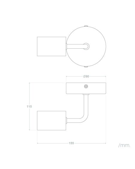 Lampe Murale Métal Jayso