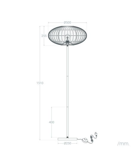 Lampadaire Bambu Atamach