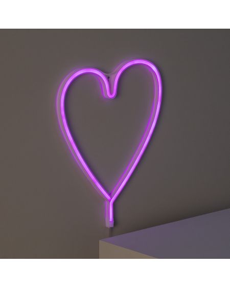 Néon LED Heart à Piles