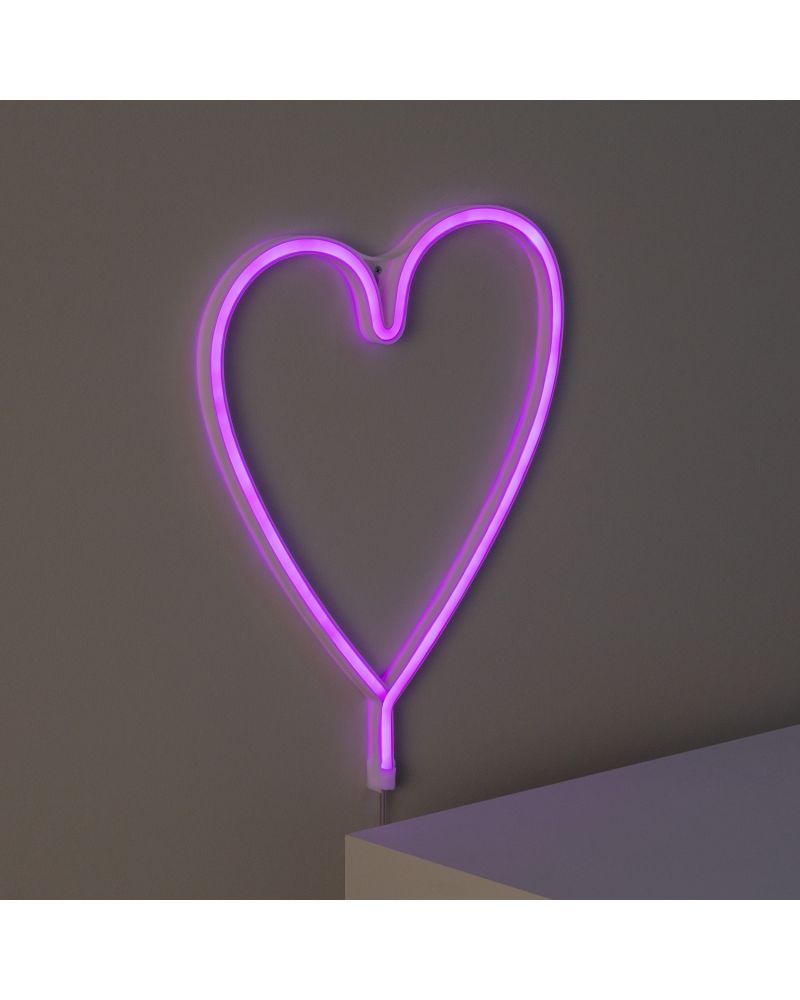 Néon LED Heart à Piles