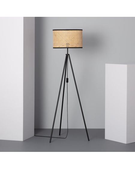 Lampadaire Rotin Huela