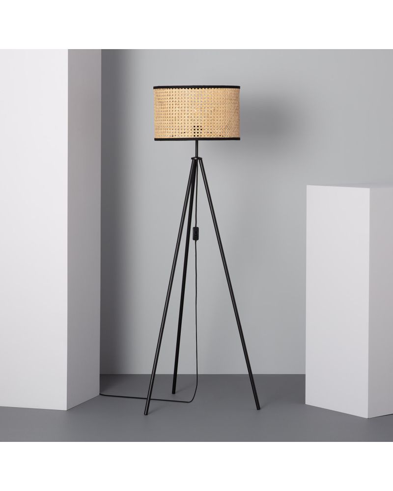 Lampadaire Rotin Huela