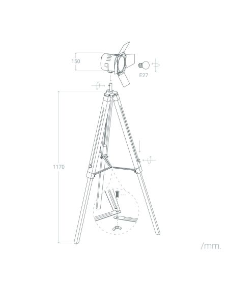 Lampadaire Bioskop