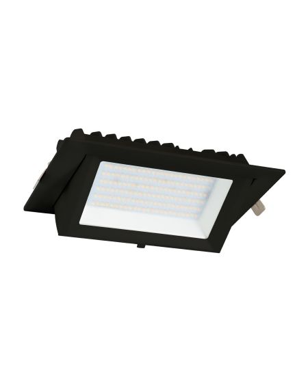 Spot Downlight LED Rectangulaire Orientable 48W Noir  130 lm/W LIFUD