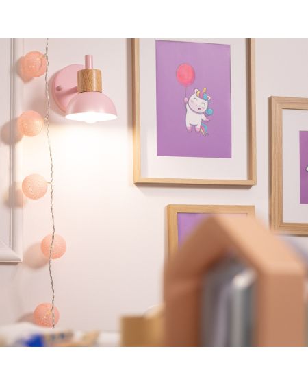 Lampe Murale Kids Bois et Métal Demarga Rambla
