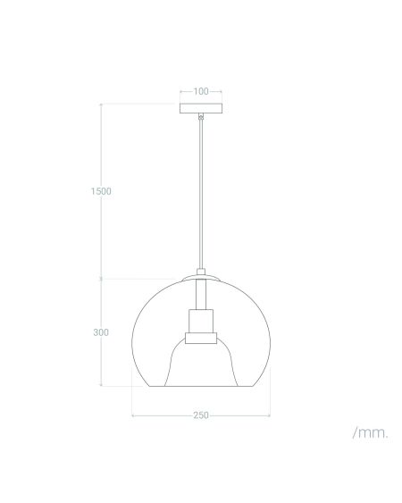 Suspension Verre Vaca