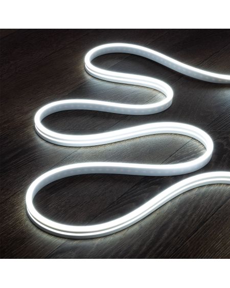 Kit Ruban Néon LED 24V DC 120LED/m 5m IP65 avec Bloc d'Alimentation
