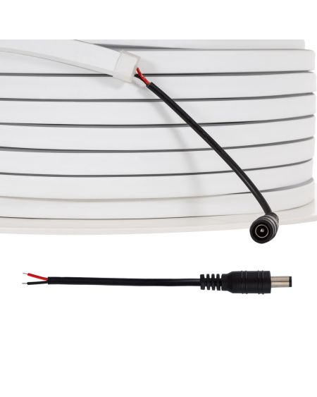 Bobine Néon LED 24V DC 120LED/m 50m IP65 Coupe Tous les 5cm