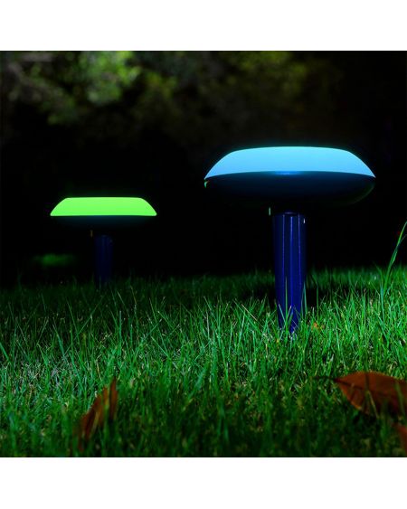 Haut-parleur Bluetooth avec Piquet pour Extérieur et LED RGBW IP44 pour Smartphone
