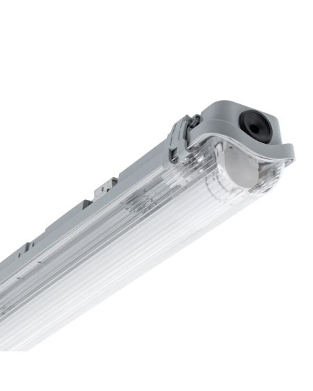 Réglette Étanche IP65 + Tube LED T8 120cm Connexion Latérale