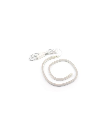 Gaine Néon LED Flexible Dimmable 120LED/m 220V AC IP67 Rose sur Mesure Coupe tous les 100cm