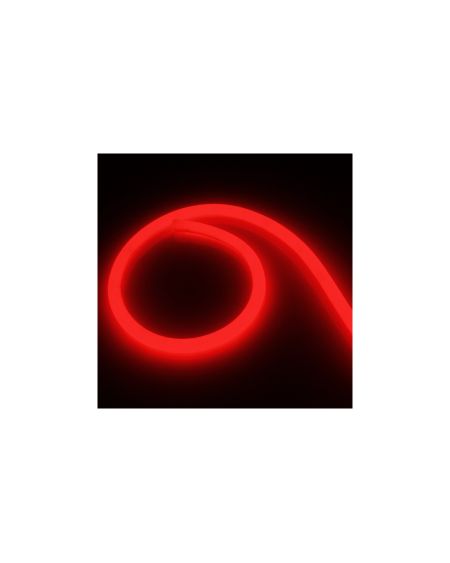 Néon LED Flexible 360º Rond Dimmable 120LED/m 220V AC Rouge IP67 sur Mesure Coupe tous les 100cm
