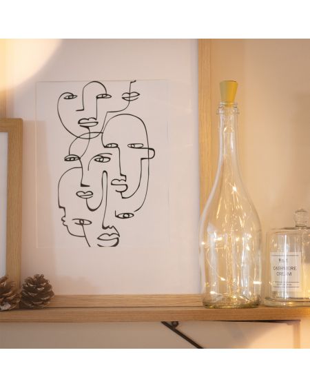 Guirlande LED Extérieure Solaire Fil de Fer pour Bouteille