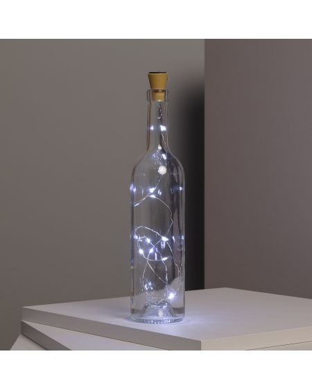 Guirlande LED Extérieure Solaire Fil de Fer pour Bouteille