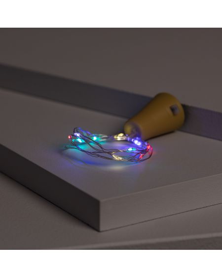 Guirlande LED Extérieure Solaire Fil de Fer pour Bouteille