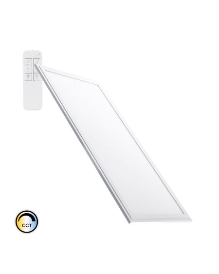 Panneau LED 60x30 cm 24W 2400lm Dimmable CCT Sélectionnable avec Télécommande